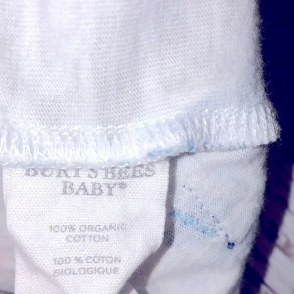 Burts bees baby organic cotton one piece size 12 months